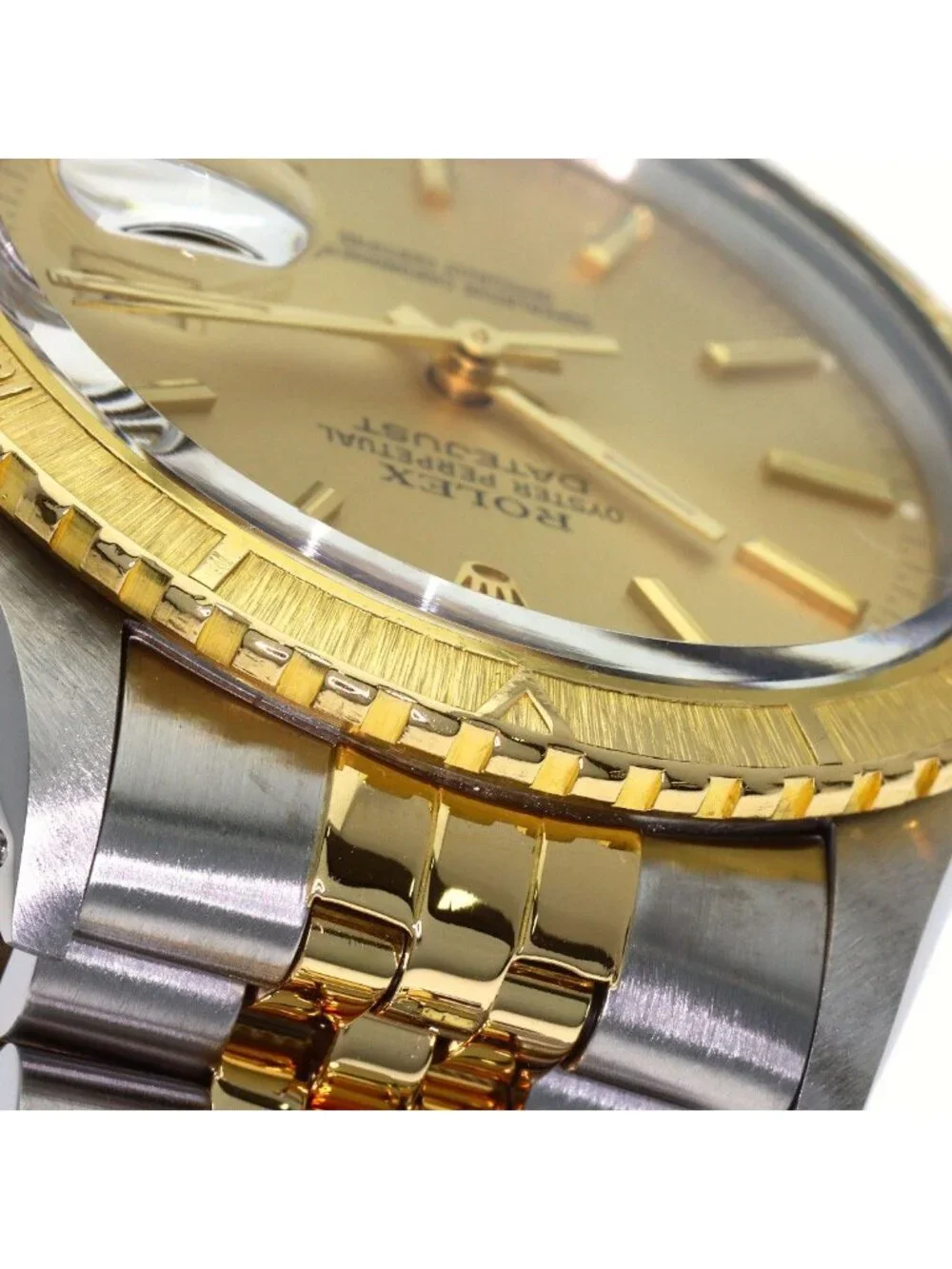 Rolex Datejust Thunderbird Watch SS Yellow Gold 18k